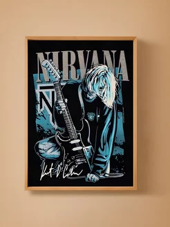 Постер на стену Nirvana 29х42 см (А3)