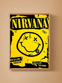 Постер на стену Nirvana 29х42 см (А3)