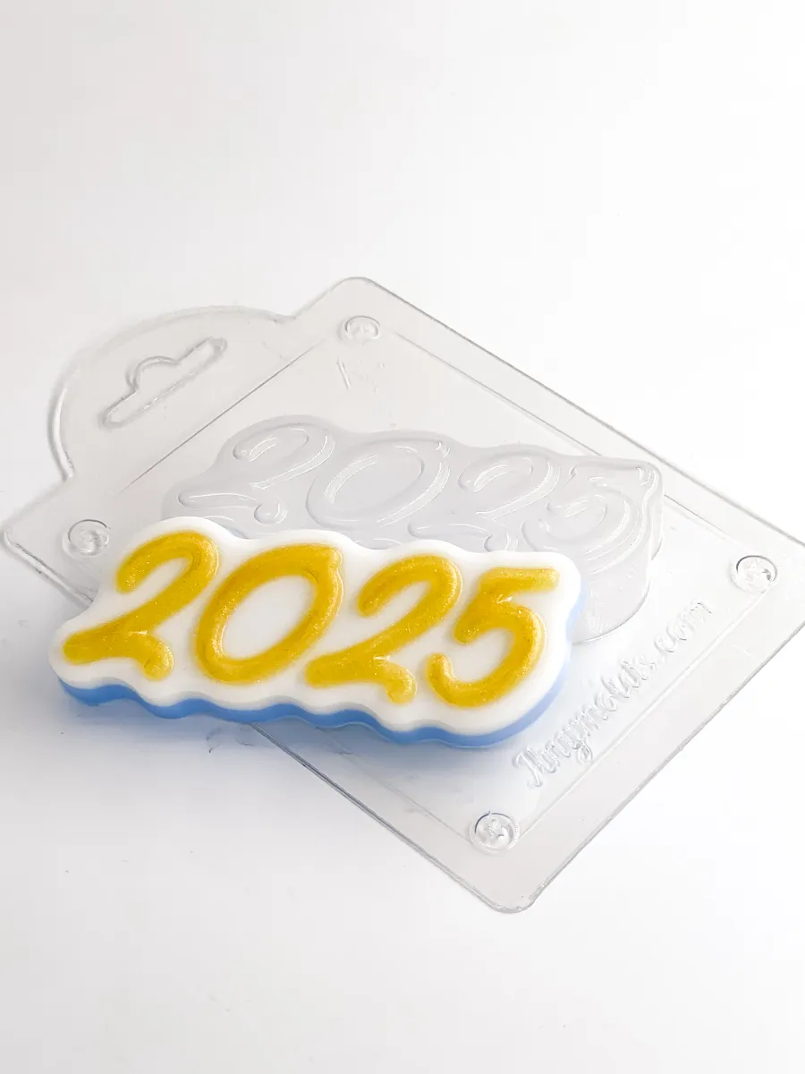 2025 Новый год форма пластиковая для мыла