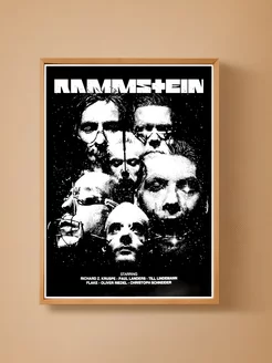 Постер на стену Rammstein Рамштайн 29х42 см (А3)