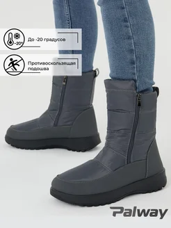 Высокие дутики зимние PALWAY 244220432 купить за 2 170 ₽ в интернет-магазине Wildberries