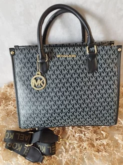 Сумка женская MK Michael Kors серая D I M O N 244230152 купить за 2 230 ₽ в интернет-магазине Wildberries