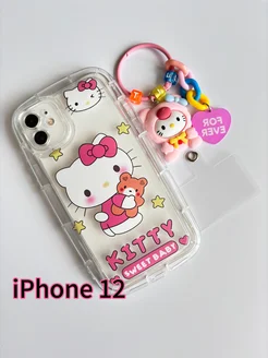 Чехол на iphone 12 c принтом hello kitty