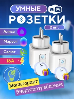 Умная розетка wifi 16A c Алисой - мониторинг энергии Daima 244265127 купить за 890 ₽ в интернет-магазине Wildberries