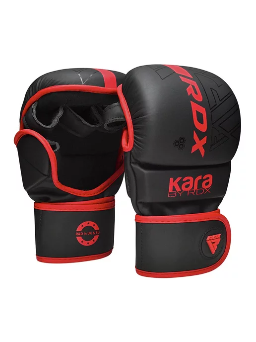 RDX Перчатки для спарринга F6 KARA MMA, красный, фото 2
