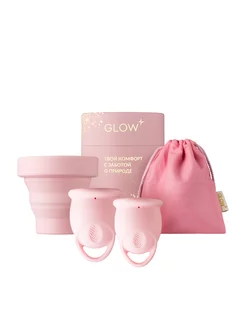 Менструальная чаша для месячных Premium S и L, набор GLOW CARE 244352257 купить за 668 ₽ в интернет-магазине Wildberries