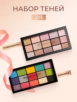 Набор 2 палетки теней для век, тени для глаз RELOADED Revolution Makeup 244425529 купить за 634 ₽ в интернет-магазине Wildberries