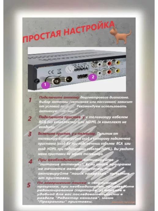 Цифровая приставка 20 каналов DVB-T2 (HD-009), вариант, фото 8