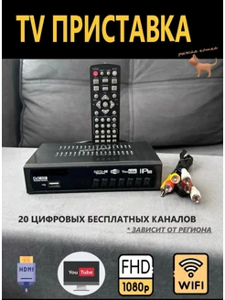 Цифровая приставка 20 каналов DVB-T2 (HD-009)