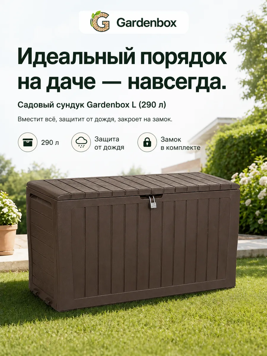 Сундук для хранения пластиковый