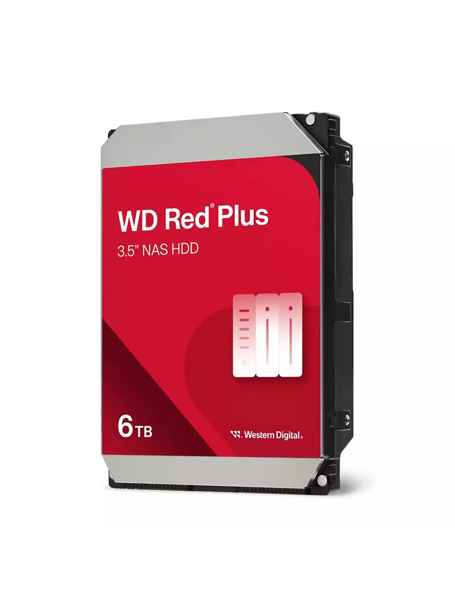 Жесткий диск 3.5" NAS HDD 6TB Red Plus WD60EFPX