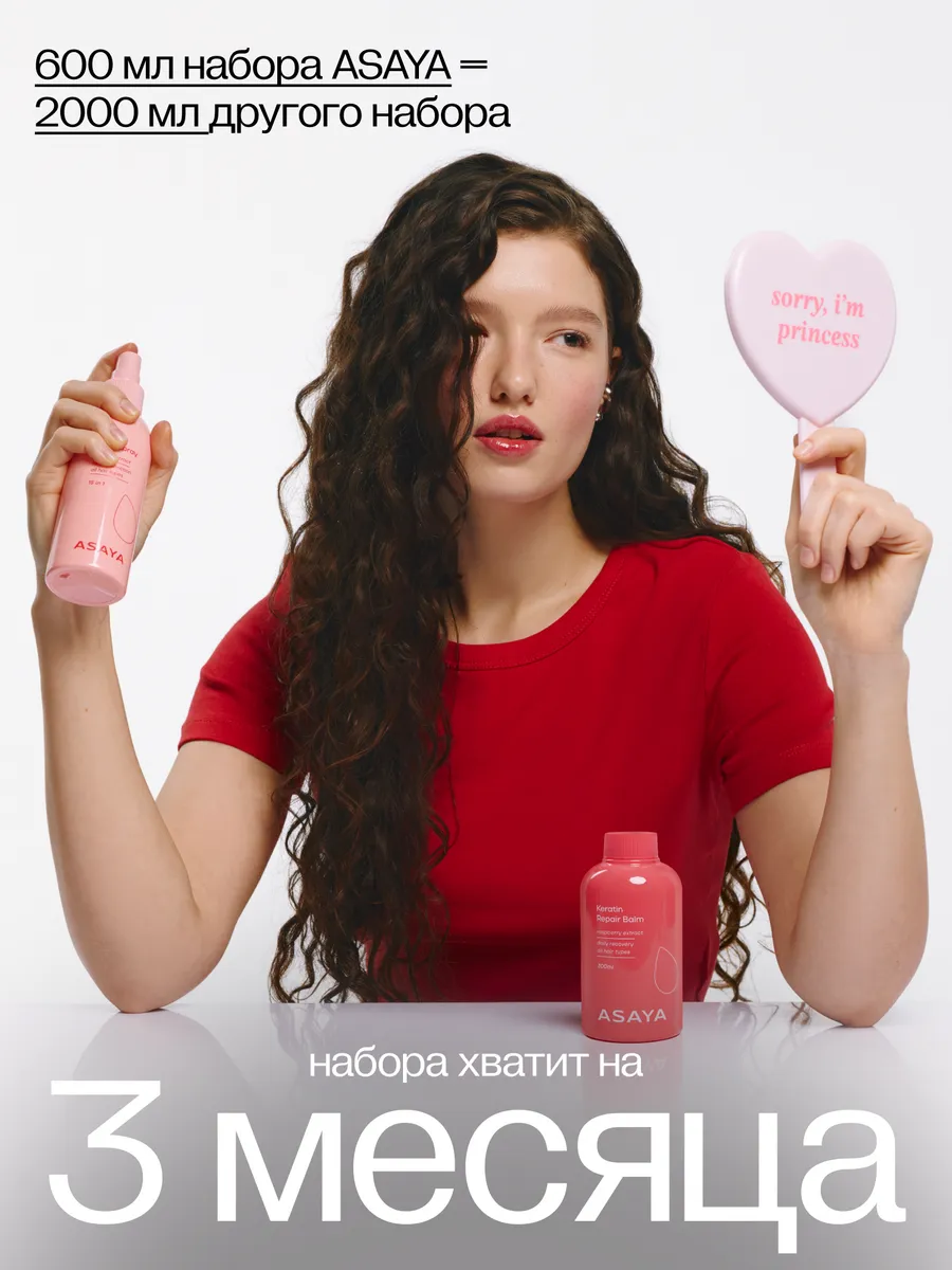 Бальзам для волос спрей термозащита с кератином