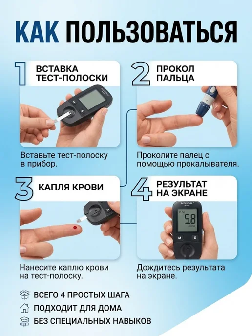 Акку чек Глюкометр Актив Accu Chek Аctive, вариант, фото 4