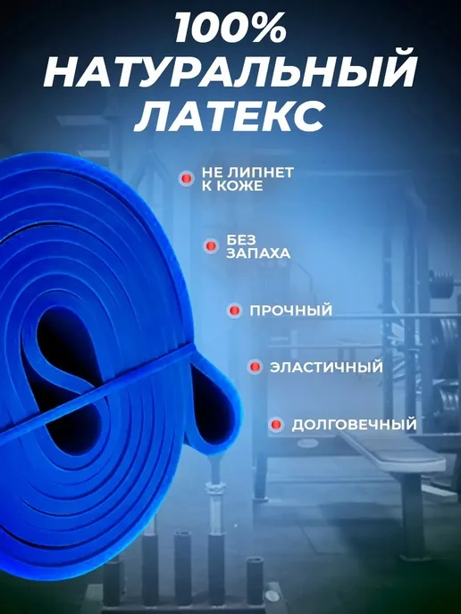 ЛУЧЛЕТА Фитнес резинка для подтягиваний, синий, фото 4