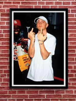 Плакат, Постер Eminem А3 (фотопанно, постер на стену)