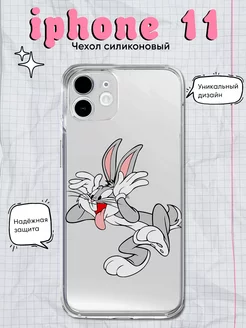 Бампер на телефон чехол на iPhone 11 Багз Банни