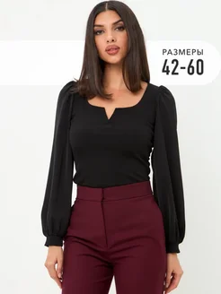 Блузка нарядная с длинным рукавом Trendzi Corner 244572133 купить за 1 146 ₽ в интернет-магазине Wildberries