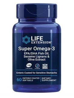 Super Omega-3 EPA DHA Fish Oil, 60 капсул