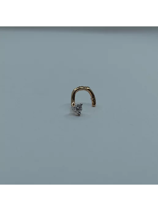 MONALISA_JEWELLERY Пирсинг с бриллиантом золото 585, золотой, фото 2