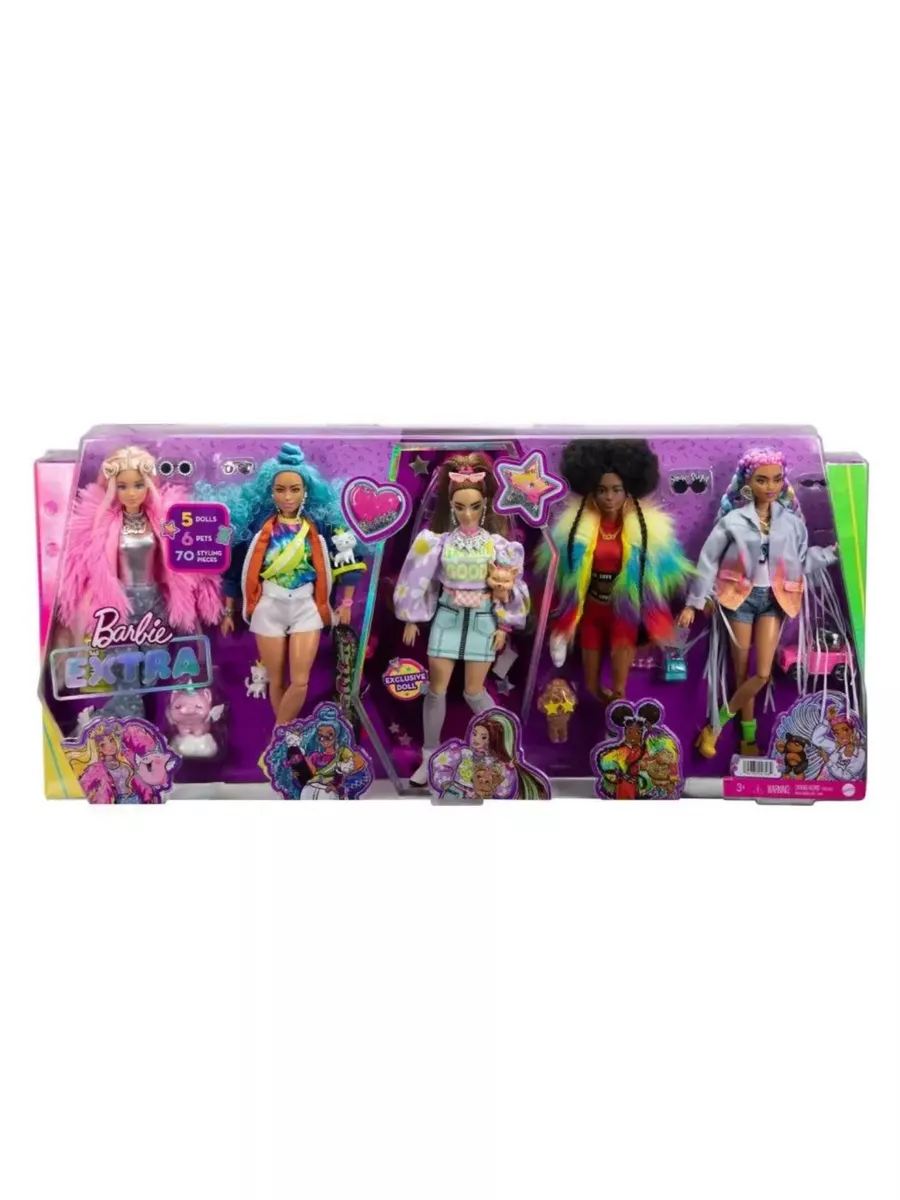 Extra 5 Doll Set Barbie 244667037 Wildberries