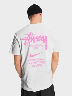 Футболка с принтом Stussy