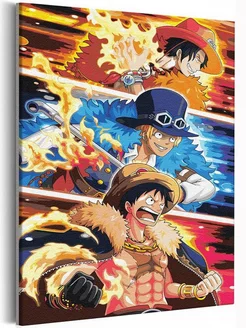 Ван Пис One Piece Аниме 40х60