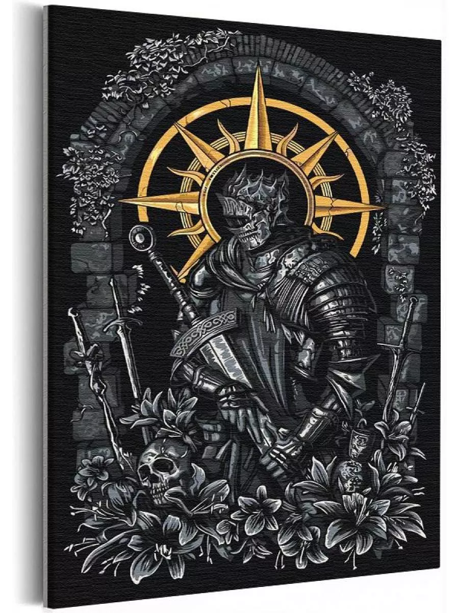 Dark Souls воин Игры 40х60