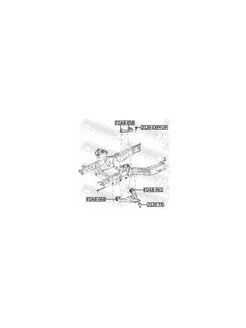 Сайлентблок пер.пер.рыч. Ford Explorer FDAB-060