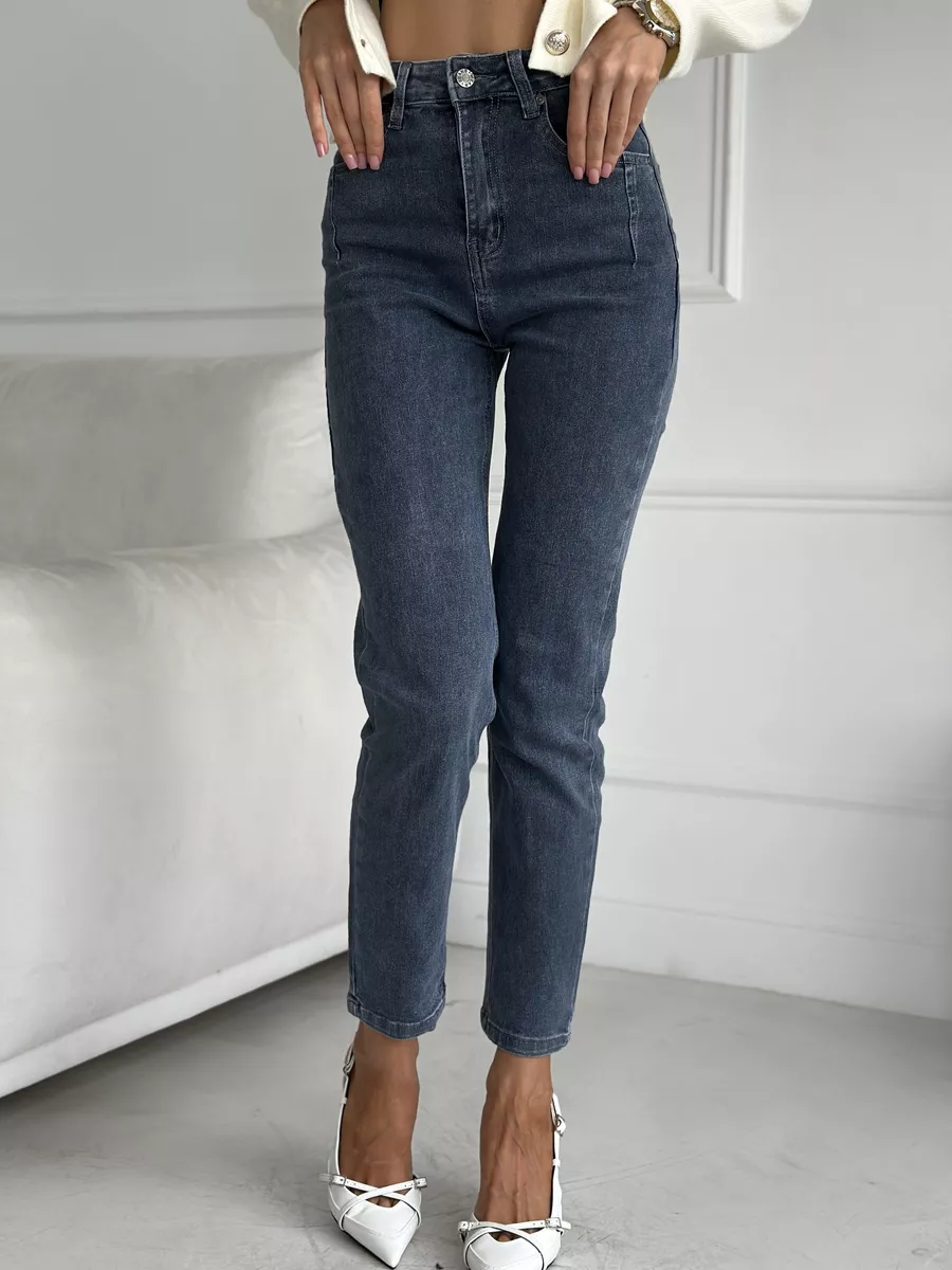 Джинсы укороченные скинни