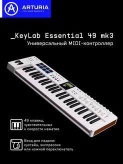 MIDI-клавиатура 49 клавиш KeyLab Essential 49 MK3