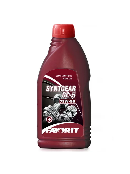 FAVORIT Масло трансмиссионное 75W-90 SYNTGEAR GL-5, 1л, 1 л