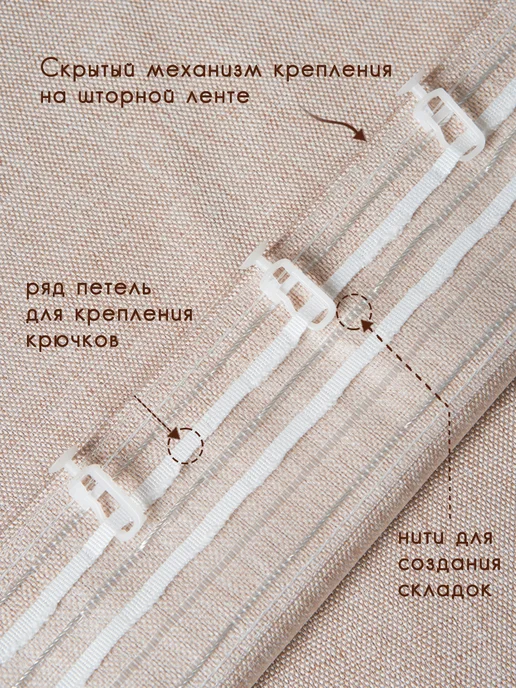 LY design Тканевая штора для ванной в натяжной потолок, вариант, фото 2