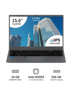 Ноутбук AZ-1514 15.6" N5095 4x2.0 GHz, 16Gb 256Gb Azerty 244826193 купить за 22 573 ₽ в интернет-магазине Wildberries