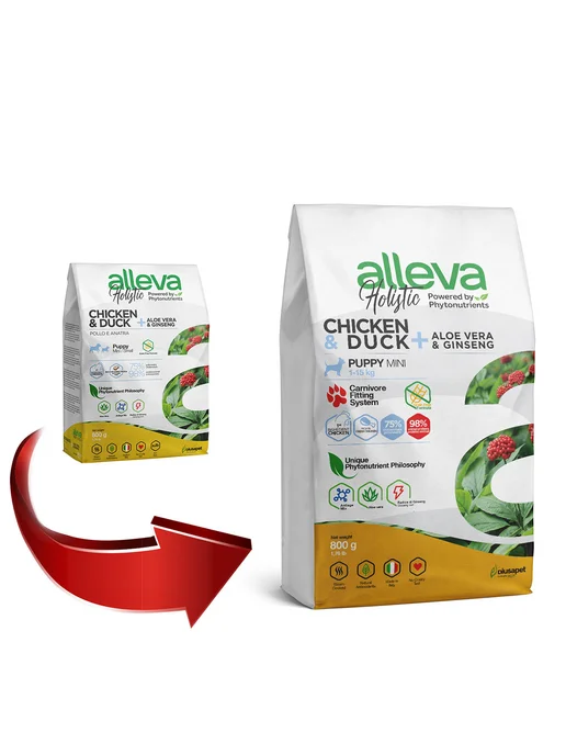 Сухой корм Alleva Holistic для собак, мелкие, щенки, курица, 0,8 кг, фото 2