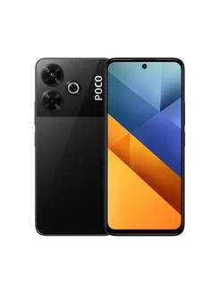 Смартфон POCO M6 6 128 ГБ, черный Xiaomi 244934738 купить за 11 824 ₽ в интернет-магазине Wildberries