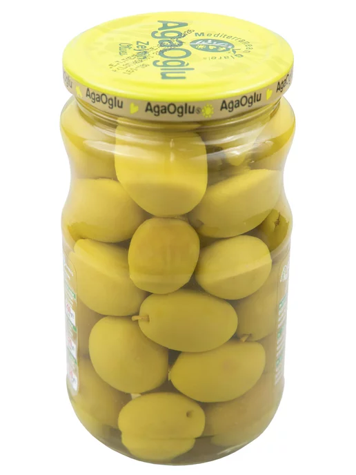 AgaOglu Оливки коктейльные 370 гр калибровка 3XL (161-180 шт кг), 370 г, 180 шт, фото 8
