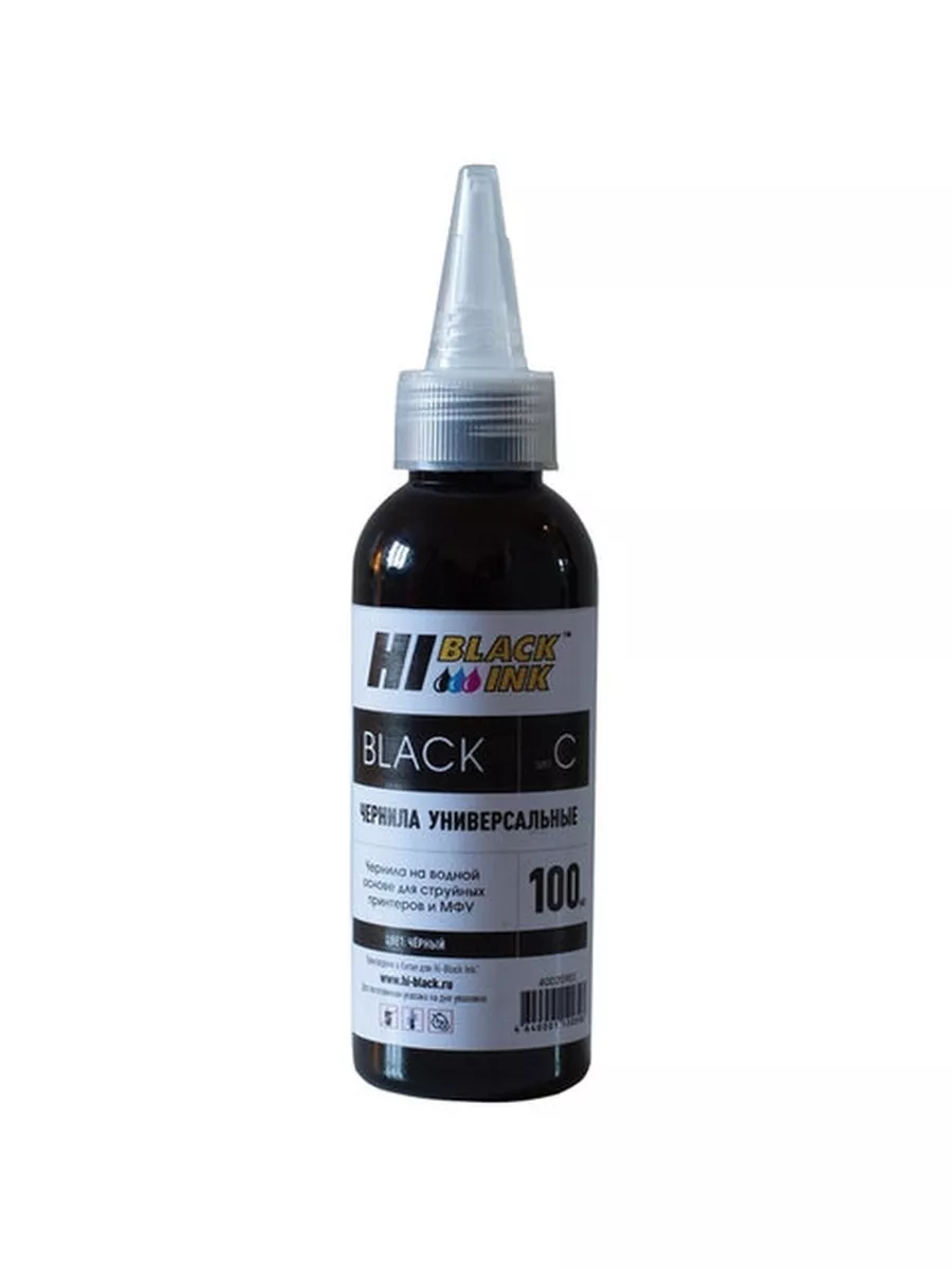 Чернила для Canon универсальные, 0,1л, Hi-black, BK.
