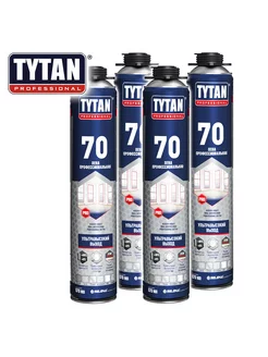 Пена монтажная 870мл TYTAN Professional 70, 4шт TYTAN 244992142 купить за 1 917 ₽ в интернет-магазине Wildberries