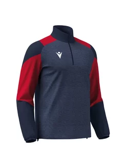 Толстовка тренировочная CUZCO TRAINING 1 4 ZIP TOP NAVY RED