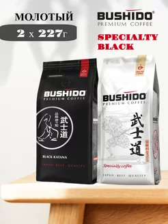 Бушидо SPECIALTY и BLACK кофе молотый, 2х227 г Bushido 245096049 купить за 1 550 ₽ в интернет‑магазине Wildberries