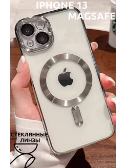 Чехол на iPhone 13 прозрачный magsafe