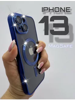 Чехол на iPhone 13 прозрачный magsafe