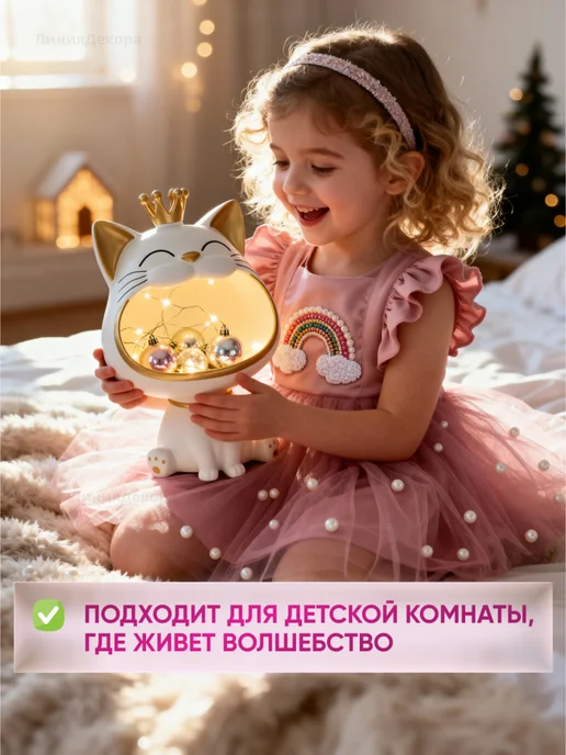 ЛинияДекора Конфетница кот большая статуэтка, вариант, фото 5