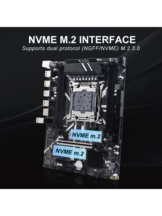 T.F.Skywindintl Материнская плата X99 поддерживает LGA 2011-3, Intel Xeon, D…, черный, фото 7