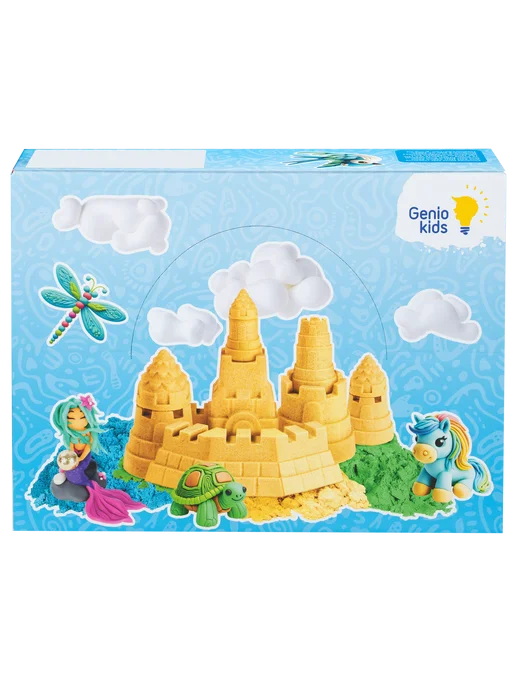 Genio kids Кинетический песок с надувной песочницей Игрушка для детей, 3 кг, фото 8