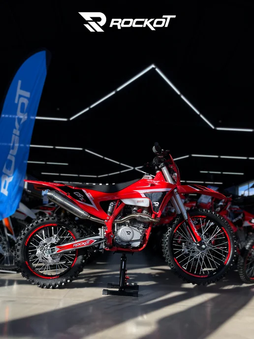 ROCKOT Мотоцикл эндуро GS7L Strive, черный, фото 4