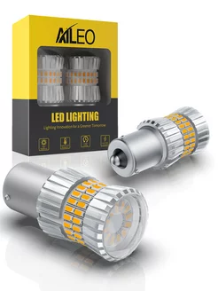 PY21W led светодиодные оранжевые С линзой 2 шт AILEO 245294300 купить за 620 ₽ в интернет-магазине Wildberries