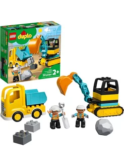 Лего 10931 Грузовик и гусеничный экскаватор Duplo