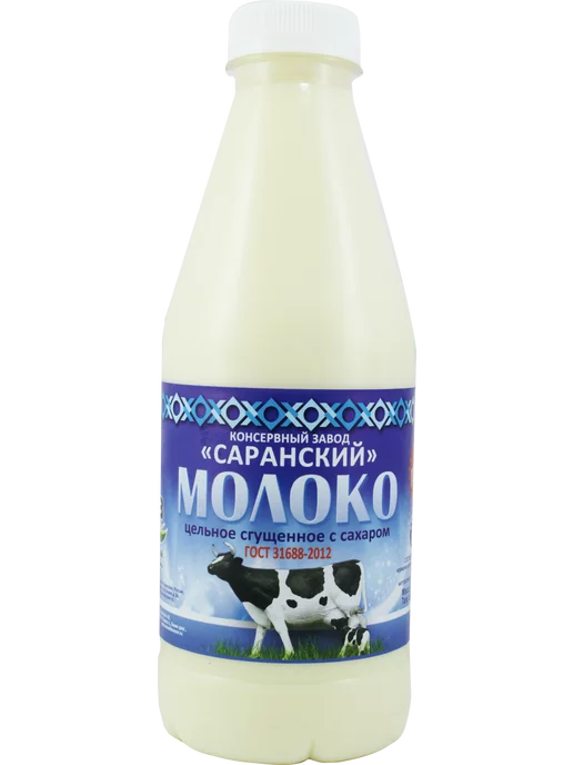Саранский консервный завод Молоко СКЗ Сгущенное с сахаром ГОСТ 1 кг. 3 шт, 1 кг, 2 шт, фото 2
