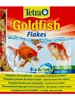 Корм хлопья Goldfish Flakes для аквариумных золотых рыб 12 г